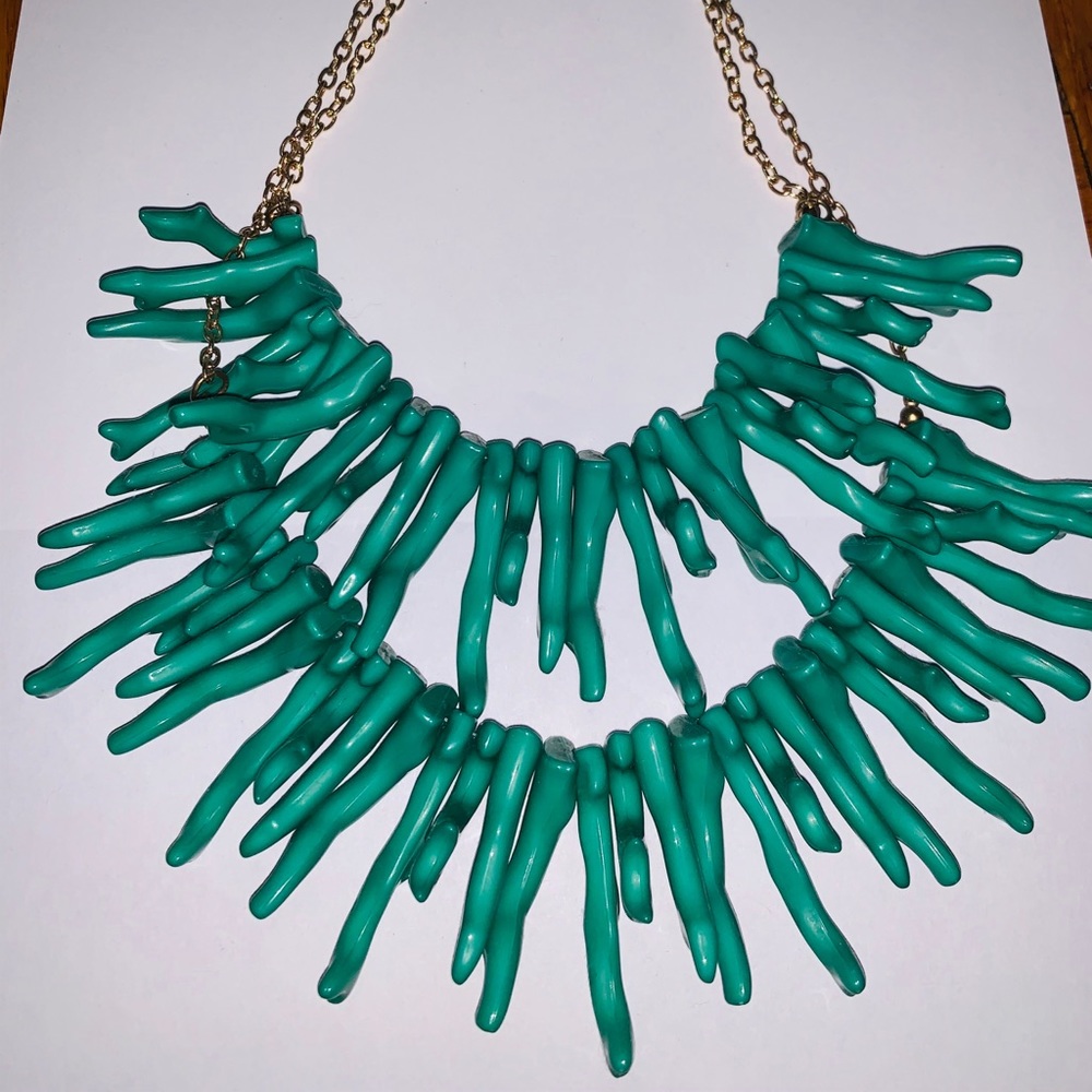 Green Statement Necklace